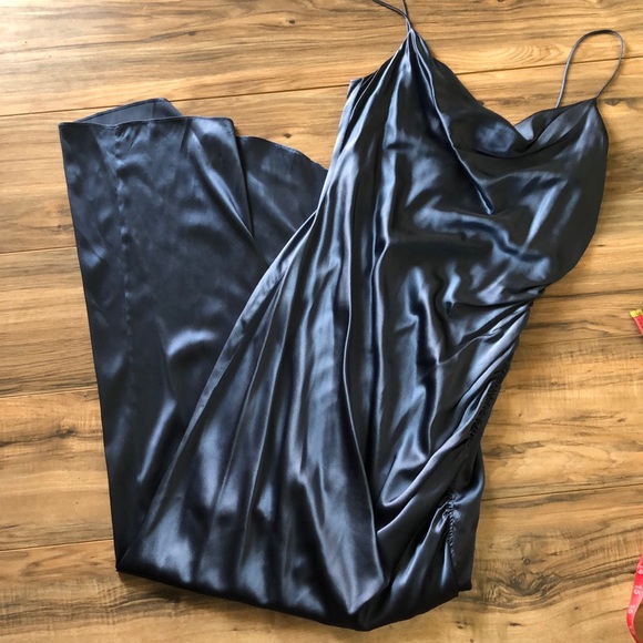 David Meister Dresses & Skirts - David Meister sz 10 slate blue asymmetrical dress